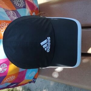Adidas Unisex Adizero II Cap Black & White - Adjustable Golf Gym Running